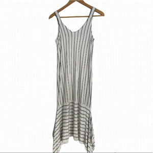 Black and White Striped Dress
